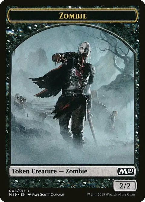 Zombie Token (Black 2/2)