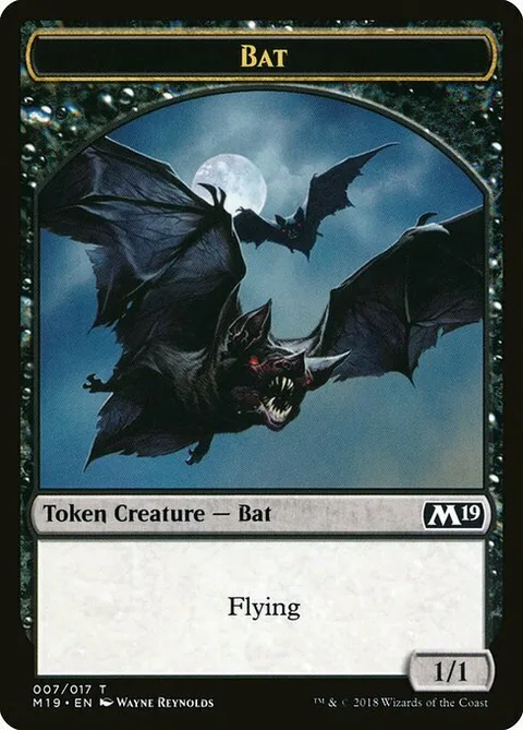 Bat Token (Black 1/1)