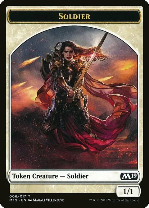 Soldier Token (White 1/1)