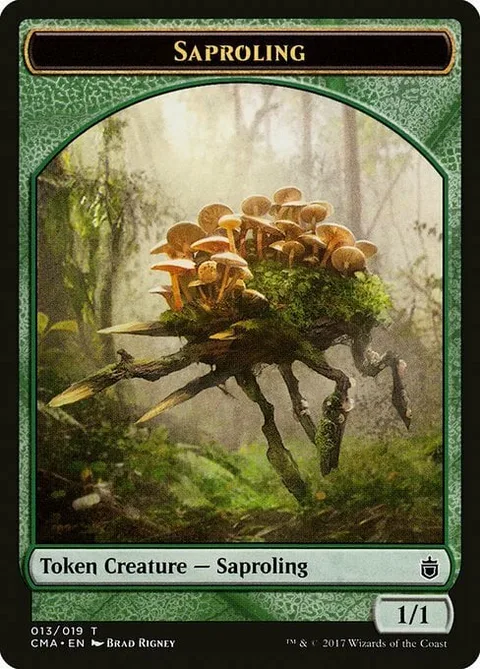 Saproling Token (Green 1/1)