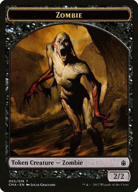Zombie Token (Black 2/2)