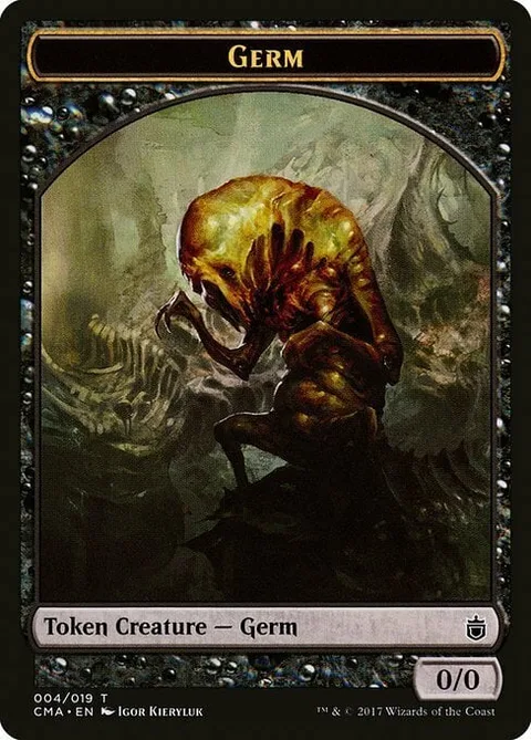 Germ Token (Black 0/0)