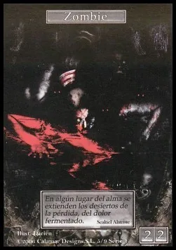Zombie Token (Black 2/2)