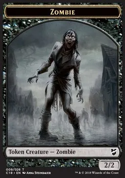 Zombie Token (B 2/2) // Shapeshifter Token