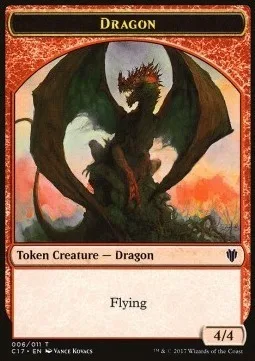Dragon Token (R 4/4) / Gold Token