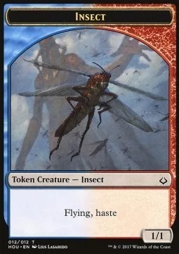 Insect Token (UR 1/1) / Zombie Token (B 2/2)