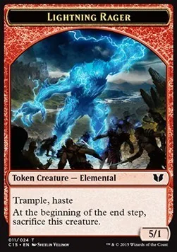 Lightning Rager Token (Red 5/1)