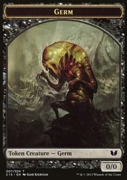 Germ Token (B 0/0) / Zombie Token (B 2/2)