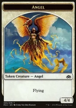 Angel Token (W 4/4) / Saproling Token (G 1/1)