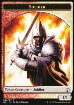 Soldier Token (RW 1/1) // Goblin Token (R 1/1)