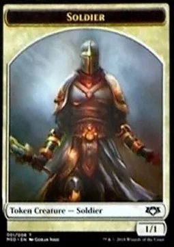 Soldier Token (White 1/1)