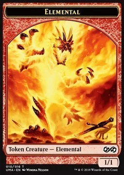 Elemental Token (Red 1/1)