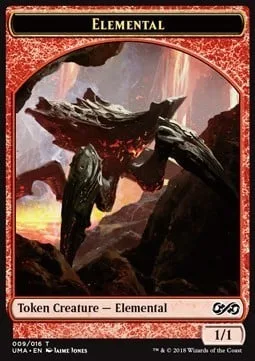 Elemental Token (Red 1/1)