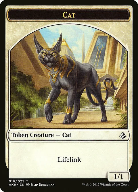 Cat Token (White 1/1 Lifelink)