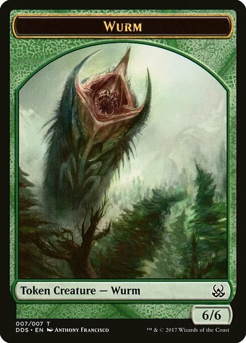 Wurm Token (Green 6/6)