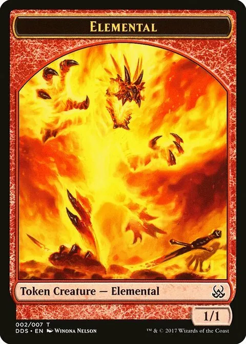 Elemental Token (Red 1/1)