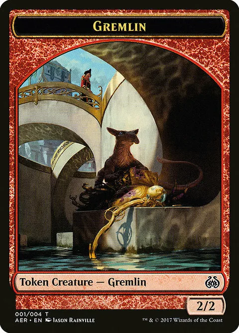 Gremlin Token (Red 2/2)