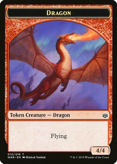 Dragon Token (Red 4/4)