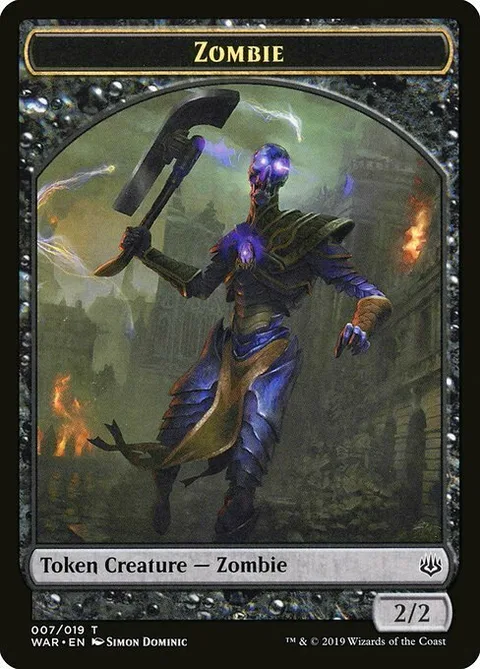 Zombie Token (Black 2/2)
