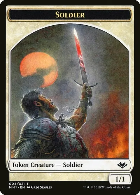 Soldier Token (White 1/1)