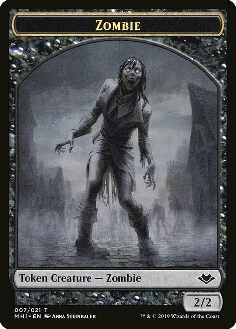 Zombie Token (Black 2/2)