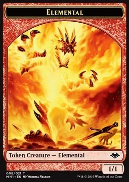 Elemental Token (R 1/1) // Bear Token (G 2/2)