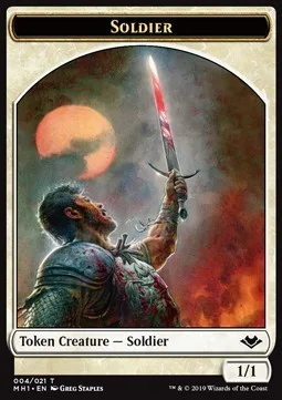 Soldier Token (W 1/1) // Myr Token (A 1/1)