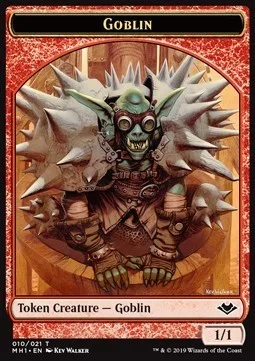 Goblin Token (R 1/1) // Rhino Token (G 4/4)