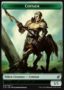 Centaur Token (G 3/3) // Egg Token (G 0/1)
