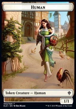 Human Token (W 1/1) // Food Token