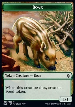 Boar Token (G 1/1) // Food Token