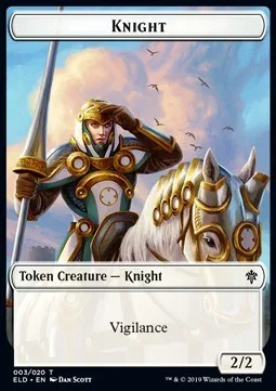 Knight Token (W 2/2 Vigilance) // Food Token