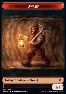 Dwarf Token (Red 1/1)