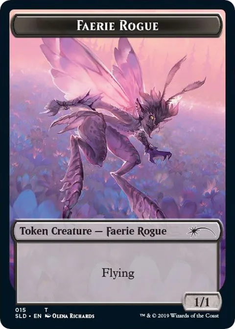 Faerie Rogue Token (Black 1/1)