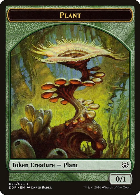 Plant Token (Green 0/1)