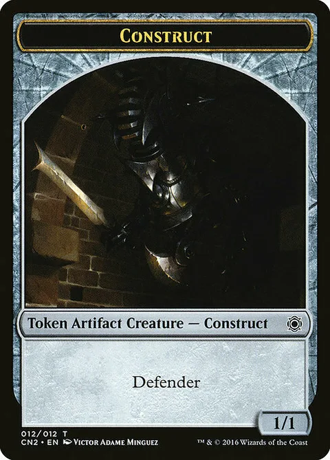Construct Token (Artifact 1/1 Defender)