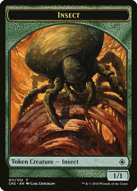 Insect Token (Green 1/1)