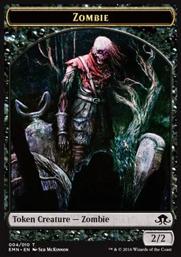 Zombie Token (Black 2/2)