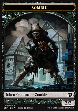 Zombie Token (Black 2/2)