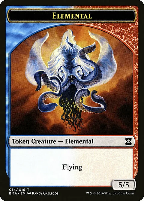 Elemental Token (Blue and Red 5/5)