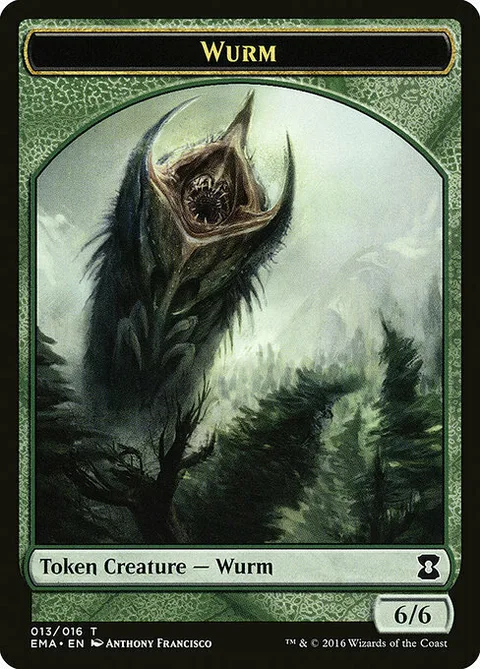 Wurm Token (Green 6/6)
