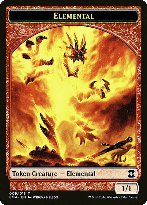 Elemental Token (Red 1/1)