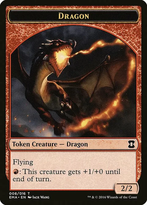 Dragon Token (Red 2/2)