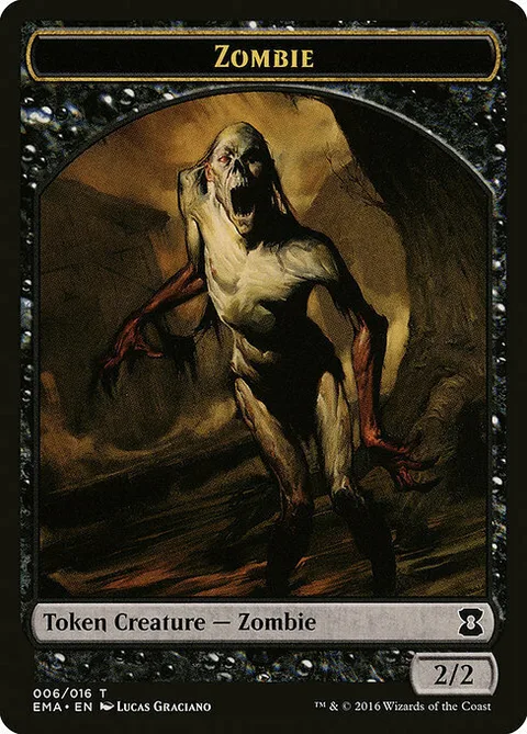 Zombie Token (Black 2/2)