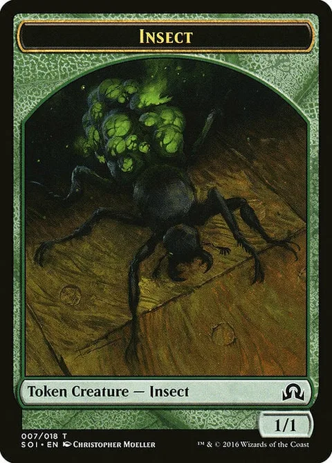 Insect Token (Green 1/1)