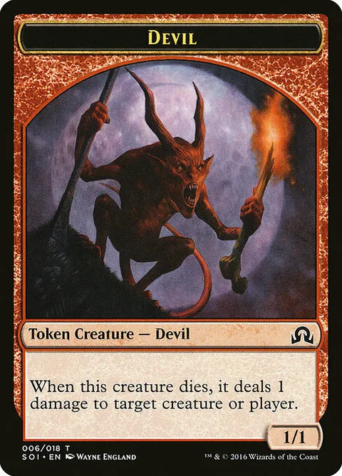 Devil Token (Red 1/1)