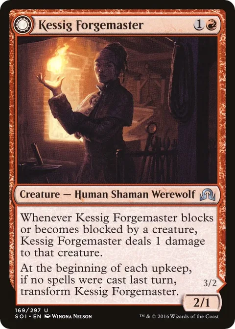 Kessig Forgemaster / Flameheart Werewolf