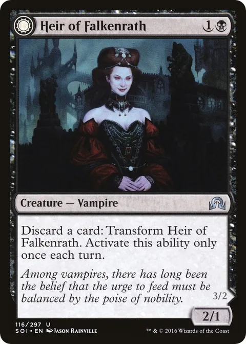 Heir of Falkenrath / Heir to the Night