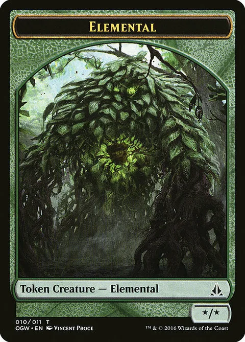 Elemental Token (Green */*)