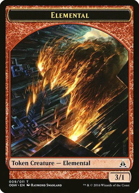 Elemental Token (Red 3/1)